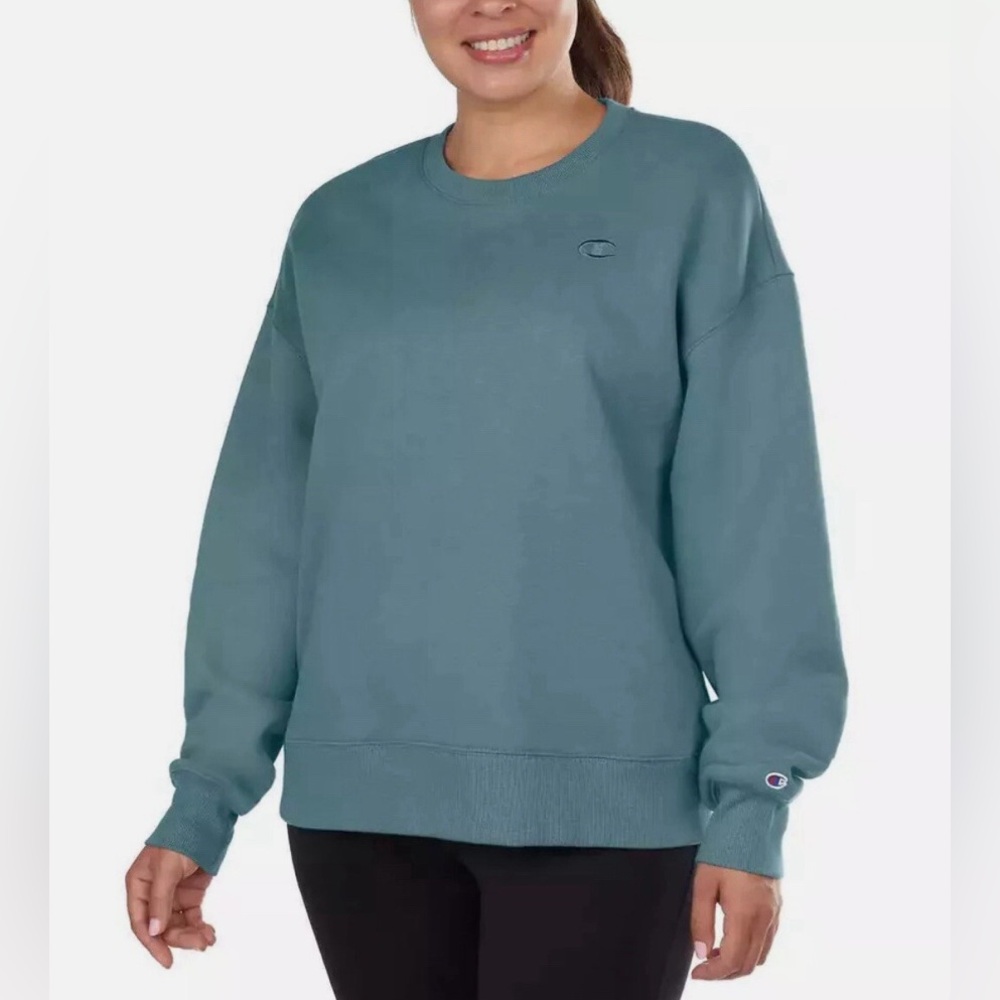 Champion Dark Aqua Crewneck Sweatshirt Size XL